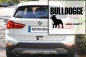 Preview: Aufkleber "Englische Bulldogge ...was sonst?"