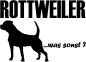Preview: Aufkleber Rottweiler