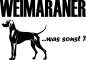 Preview: Aufkleber Weimaraner