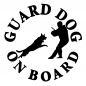 Preview: Aufkleber Deutscher Schäferhund IPO Schutzhund/Gebrauchshund- Guard Dog