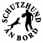 Preview: Aufkleber Malinois IPO Schutzhund/Gebrauchshund