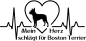 Preview: Aufkleber "Mein Herz schlägt für Boston Terrier"