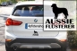 Preview: Aufkleber Australian Shepherd "Aussie-Flüsterer"