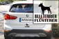 Preview: Aufkleber Bullterrier "Bullterrier-Flüsterer"