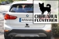 Preview: Aufkleber Chihuahua "Chihuahua-Flüsterer"