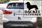 Preview: Aufkleber Dackel "Dackel-Flüsterer"