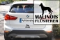 Preview: Aufkleber Malinois "Malinois-Flüsterer"