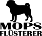 Preview: Aufkleber Mops