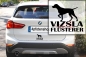 Preview: Aufkleber Magyar Vizsla "Vizsla-Flüsterer"