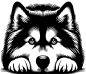 Preview: Aufkleber Alaskan Malamute