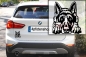 Preview: Autoaufkleber "Deutscher Schäferhund" Kopf