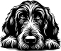 Preview: Aufkleber Spinone Italiano Kopf