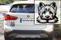 Preview: Autoaufkleber "West Highland Terrier" Kopf