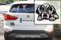 Preview: Autoaufkleber "Golden Retriever" Kopf