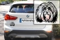 Preview: Autoaufkleber "Havaneser" Kopf