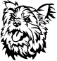 Preview: Aufkleber Australian Terrier Kopf