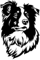 Preview: Aufkleber Border Collie