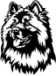 Preview: Aufkleber Eurasier Kopf