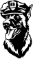Preview: Aufkleber Malinois Kopf