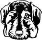 Preview: Aufkleber Dackel Kopf