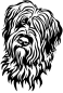 Preview: Aufkleber Briard