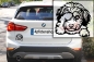 Preview: Autoaufkleber "Havaneser" Kopf