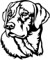 Preview: Autoaufkleber Labrador Kopf