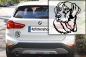 Preview: Autoaufkleber "Labrador" Kopf