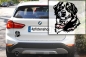 Preview: Autoaufkleber "Berner Sennenhund" Kopf