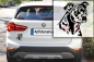 Preview: Autoaufkleber "American Staffordshire Terrier" Kopf