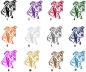 Preview: Autoaufkleber "American Staffordshire Terrier" Kopf