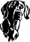 Preview: Aufkleber Weimaraner