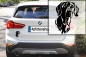 Preview: Autoaufkleber "Weimaraner" Kopf