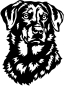 Preview: Aufkleber Beauceron Kopf