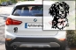 Preview: Autoaufkleber "Münsterländer" Kopf