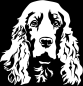 Preview: Aufkleber Cocker Spaniel Kopf