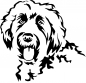 Preview: Aufkleber Labradoodle