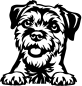 Preview: Aufkleber Border Terrier