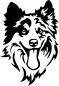 Preview: Aufkleber Border Collie