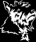 Preview: Aufkleber Scottish Terrier Kopf