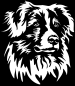 Preview: Aufkleber Australian Shepherd Kopf