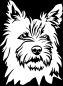 Preview: Aufkleber Cairn Terrier Kopf