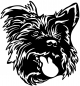 Preview: Aufkleber Australian Terrier Kopf