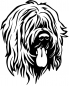 Preview: Aufkleber Briard