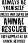 Preview: Aufkleber Animal Rescue