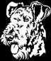 Preview: Aufkleber Airedale Terrier Kopf