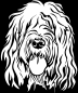 Preview: Aufkleber Otterhound Kopf