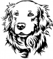 Preview: Aufkleber Golden Retriever Kopf