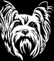 Preview: Aufkleber Yorkshire Terrier Kopf