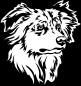 Preview: Aufkleber Australian Shepherd Kopf